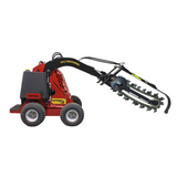 hire online Mini-loader wheeled trencher attachment