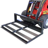 hire online Mini-loader wheeled leveller attachment