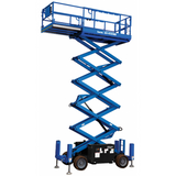 Scissor Lift - 9.7m (32ft) Rough Terrain - Mega Hire