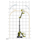 Vertical man lift - 8m (26ft) Electric Haulotte